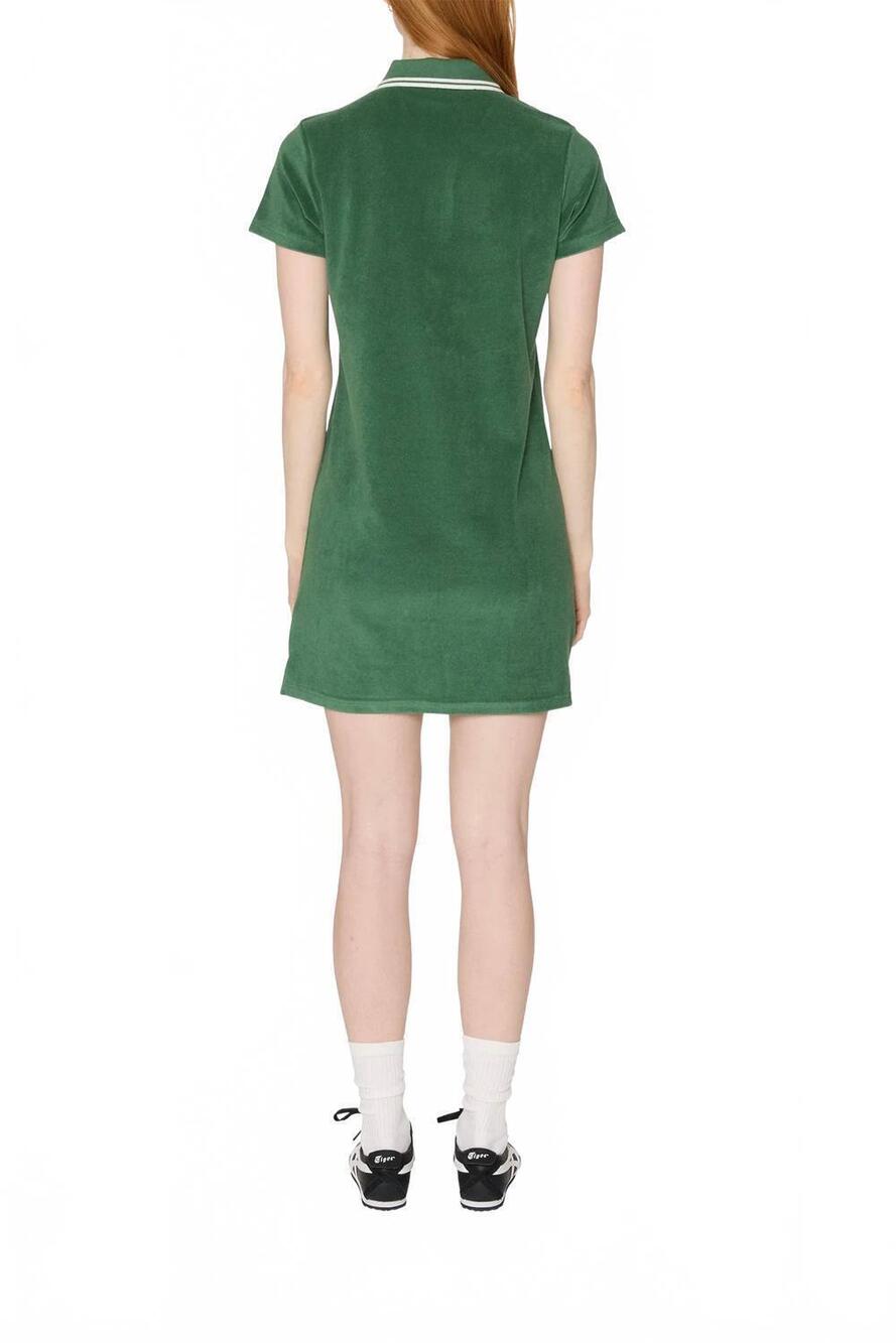 NEW OBEY CLOTHING lucia polo dress in green - Picture 2 of 3